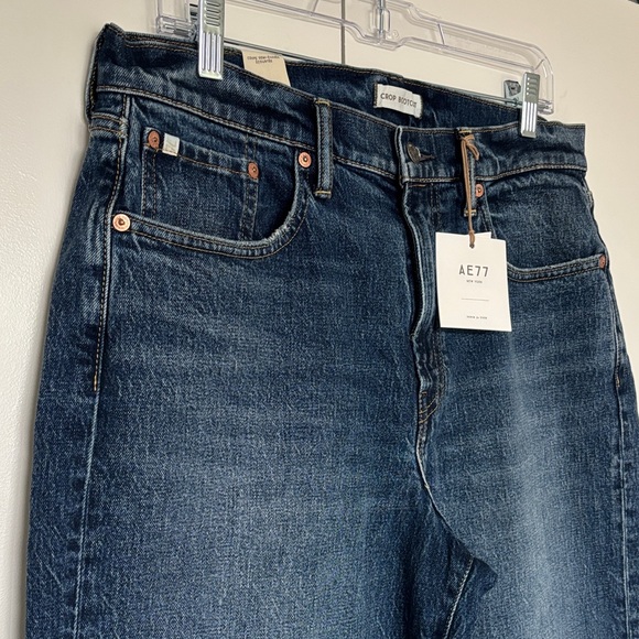 American Eagle Outfitters Blue Crop Bootcut Jeans - Picture 3 of 6